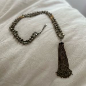 Stella & Dot Tassel Pendant Necklace